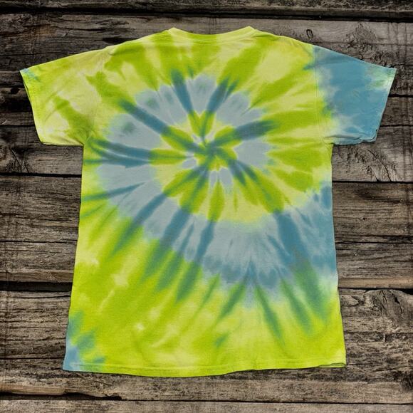 Dazed And Confused "Have a Nice Daze" Tie-Dye Smiley Face Graphic T-Shirt Medium - Picture 5 of 5